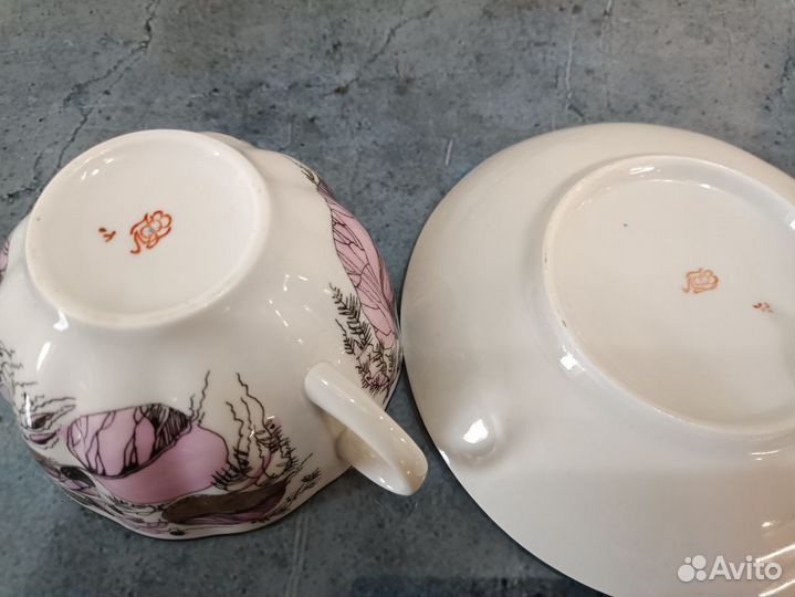 Чашка с блюдцем лфз