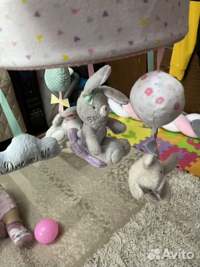 Мобиль на кроватку для девочки