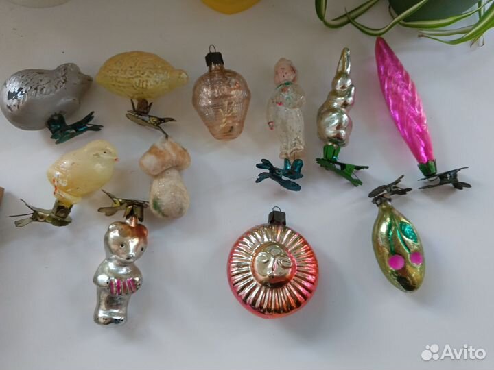 Елочные игрушки СССР