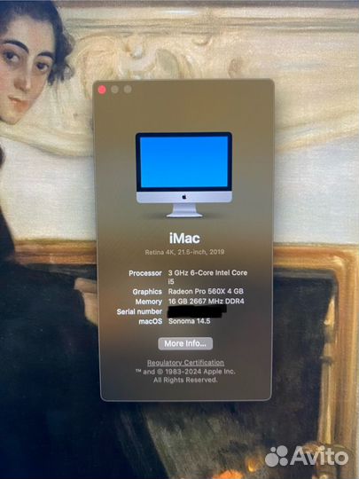 Apple iMac 21.5 4k retina 2019 в идеале