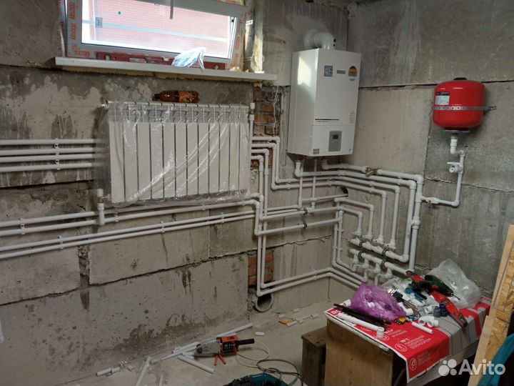 Услуги сантехника отопление