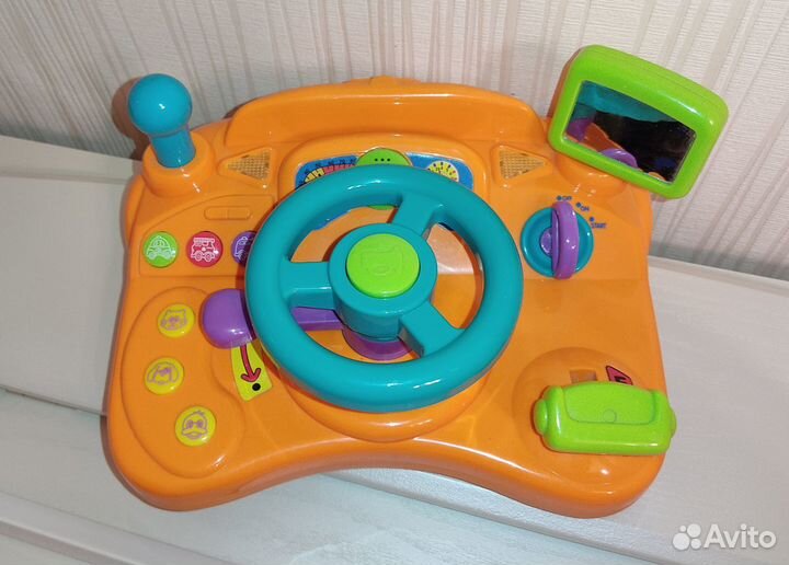 Игровой электронный руль/ интерактивная станция