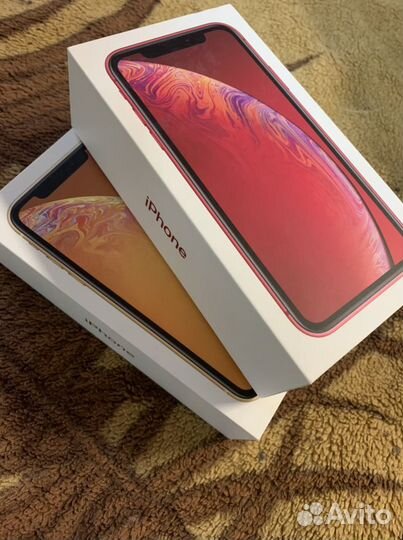 Коробка от iPhone 14pro, XR yellow 128, mac book
