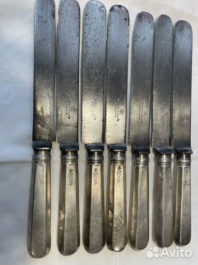 Ножи и вилки серебрение