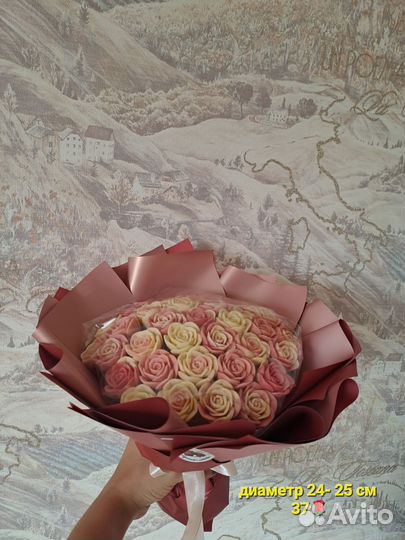 Шоколадные розы букеты