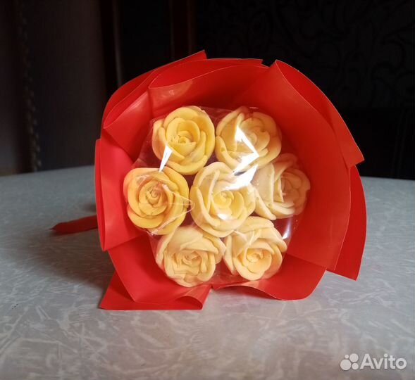 Розы из бельгийского шоколада