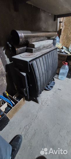 Печка для гаража, на дровах