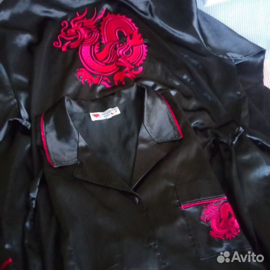 Пижама женская атласная