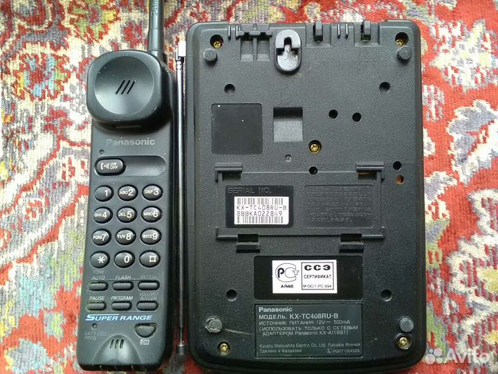 Радиотелефоны panasonic 2шт.к-т
