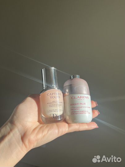 Сыворотки dior clarins для глаз и лица