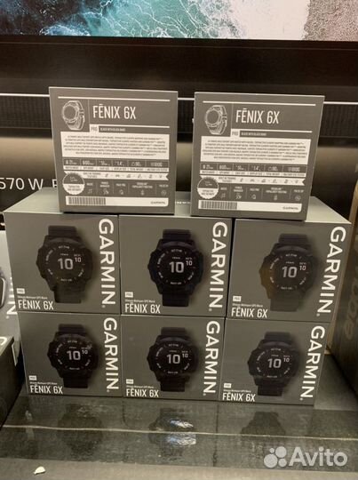 Новые Garmin Fenix 6X Pro черные