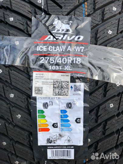 Arivo Ice Claw ARW7 275/40 R18 103T