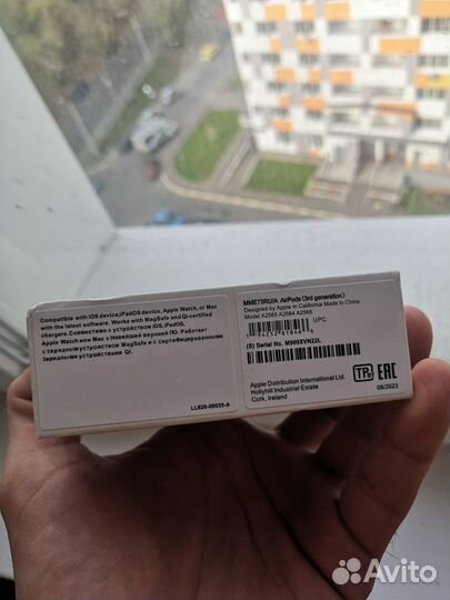 Беспроводные наушники apple airpods 3