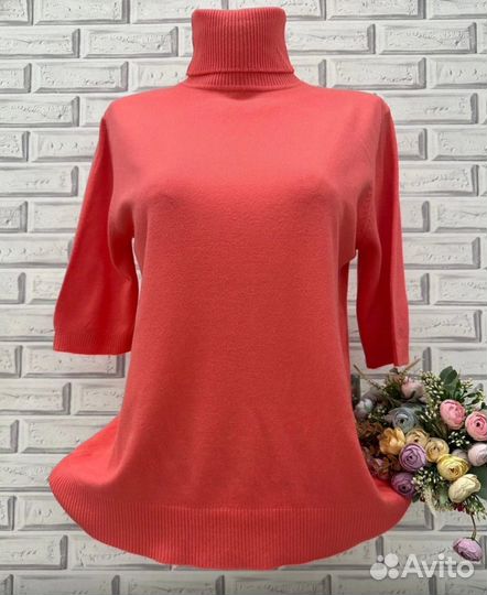 Водолазки шерсть для пышных дам (единый 52-60)
