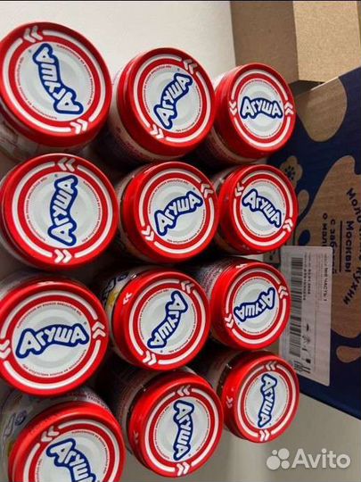 Фруктовое пюре Агуша обмен