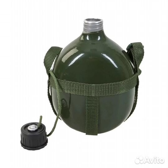 Фляга алюминиевая с переносным ремнем (1л.)