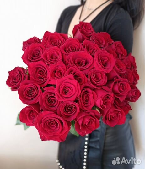 Букет красных роз 50 см. с доставкой