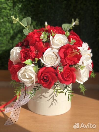 Букет из мыльных цветов