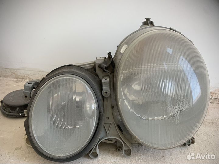 Фары на mercedes w210 рестайлинг