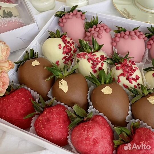 Сладкая клубника в итальянском молочном шоколаде