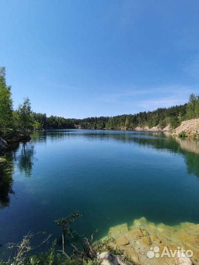 Абрашино. Мраморное озеро