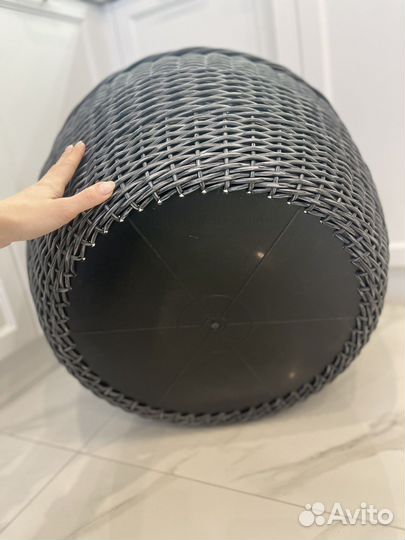 Набор кашпо из ротанга