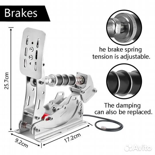 Педали для симрейсинга SimJack Pro Pedals