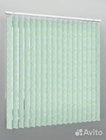 Вертикальные тканевые жалюзи Венера зеленый