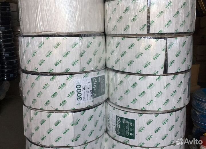 Капельная лента эмиттерная 3000 метров, шаг 20 см