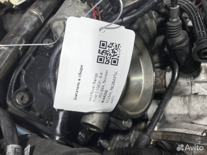Двигатель Land Rover,Range Rover 3,2003,M62B44,M62