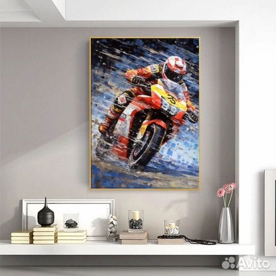 Картина маслом Спортивный адреналин