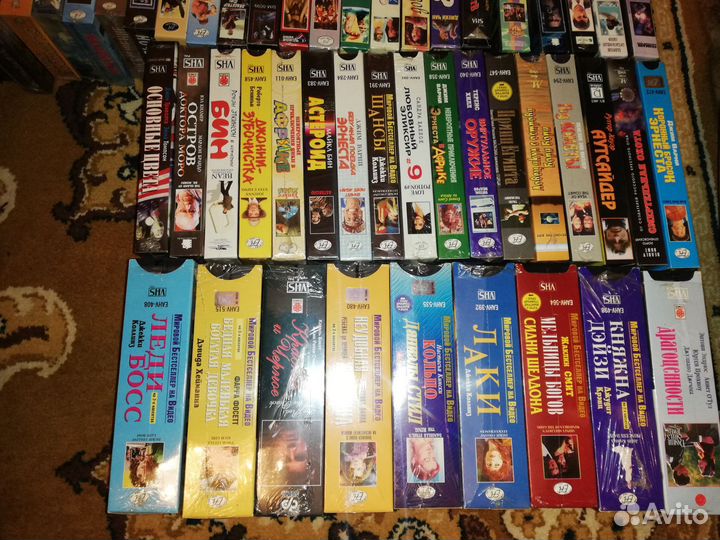 Видеокассеты vhs c фильмами