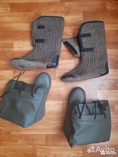 Сапоги резиновые зимние мужские