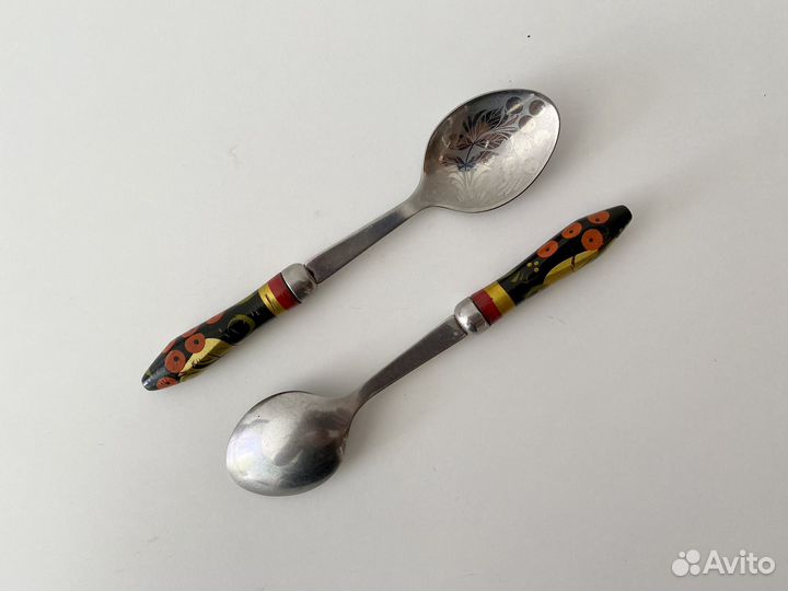 Столовые приборы СССР хохлома