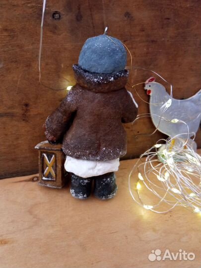 Ватные ёлочные игрушки