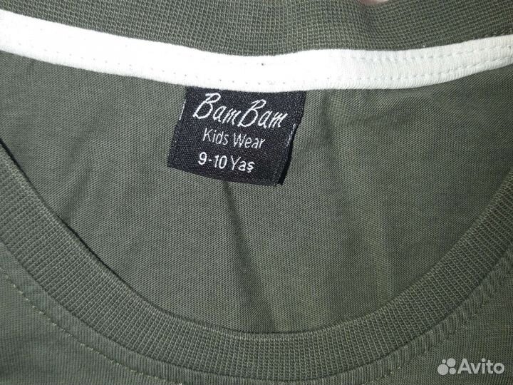 Продам футболку на мальчика, б/у, цвет хаки