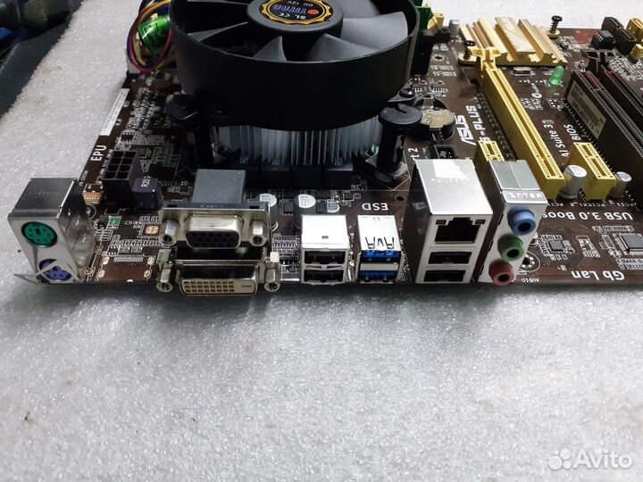 Мат плата Asus B85-plus + i5-4440 + 12гб