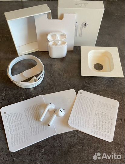 Беспроводные наушники apple airpods 2