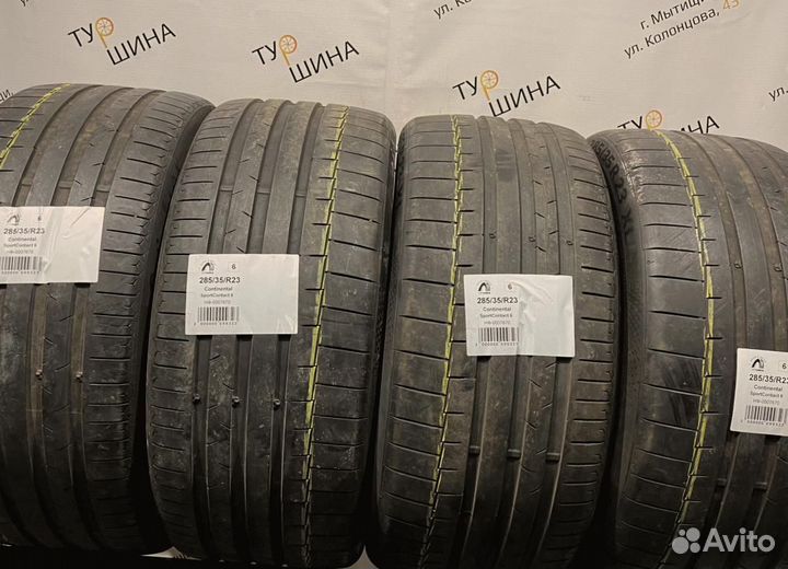 Continental SportContact 6 285/35 R23 94Y