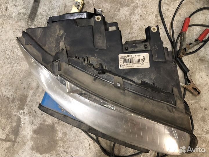 Фара левая галоген оригинал audi a4 b6