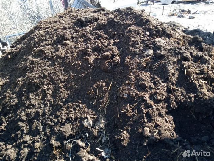 Перегной 2-3г чернозем -качество Навоз конский ЗИЛ