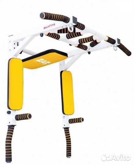 Турник 3в1 Premium 2.0 Бело-Желтый