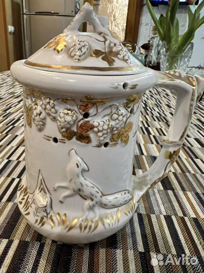 Кружка «Напейся, но не облейся», фарфор СССР