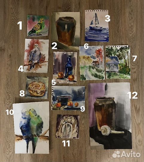 Картина акварелью