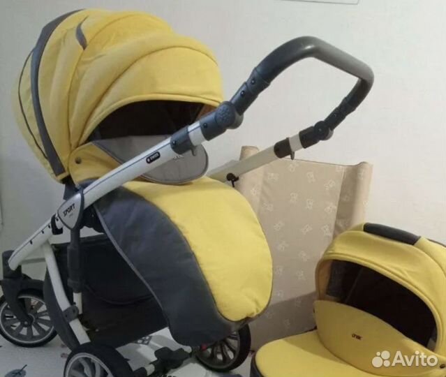 Продам коляску Анекс спорт 3/1 Anex sport 3/1 желт