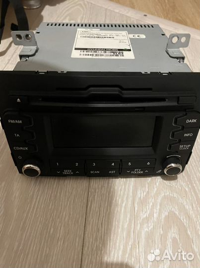 Магнитофон штатный kia, hyundai