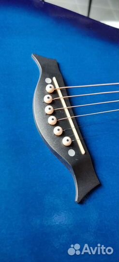 Гитара синяя belucci