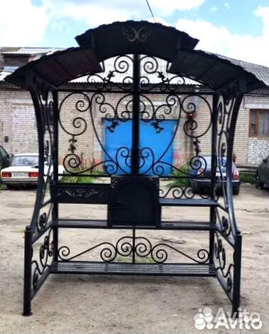 Мангал С печкой под казан