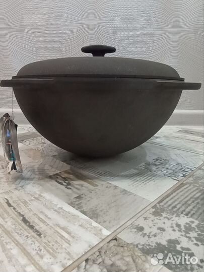 Чугунный казан 6 литров. Ситон