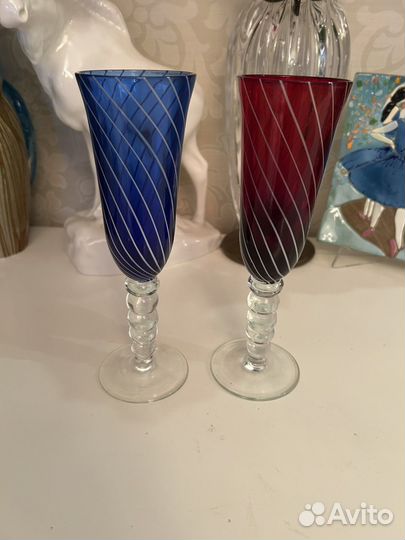 Фужеры мурано и Нактманн хрусталь